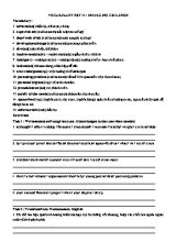 Luyện thi IELTS - Vocabulary set 14 Indulging children